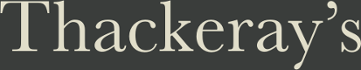 THACKERAY'S logo